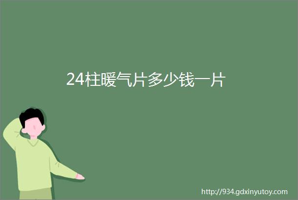 24柱暖气片多少钱一片