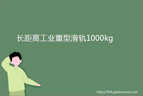 长距离工业重型滑轨1000kg